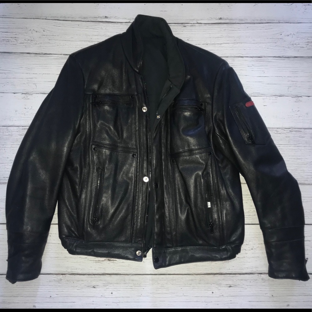 Marsee Leather reversable jacket like New unisex